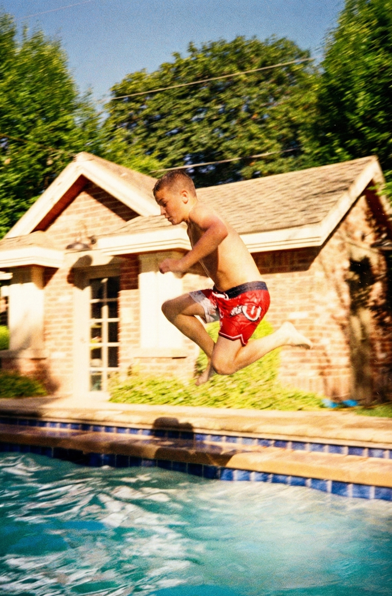 Runnin' Utes Swim Suit Kids
